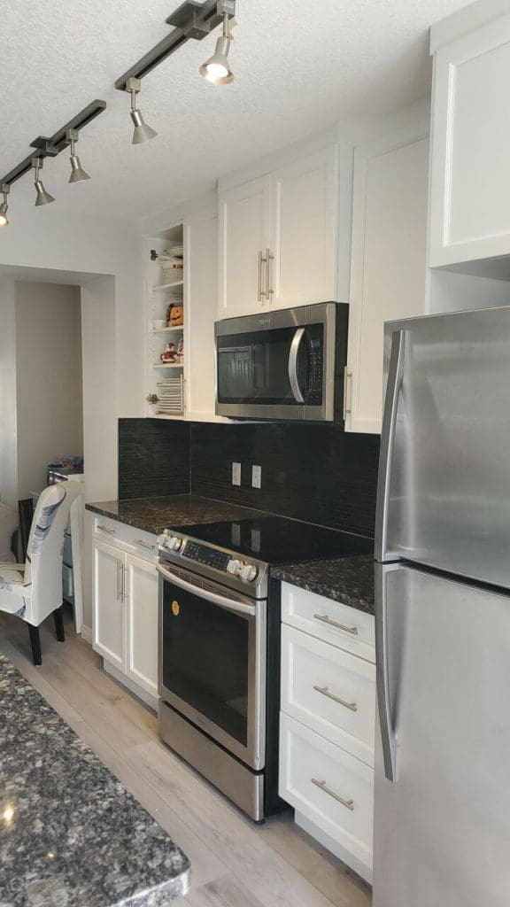 painted kitchen cabinets in auburn bay