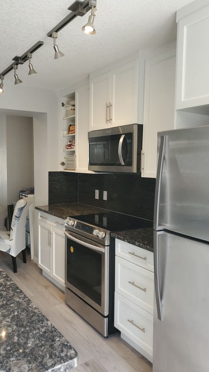 painted kitchen cabinets in auburn bay