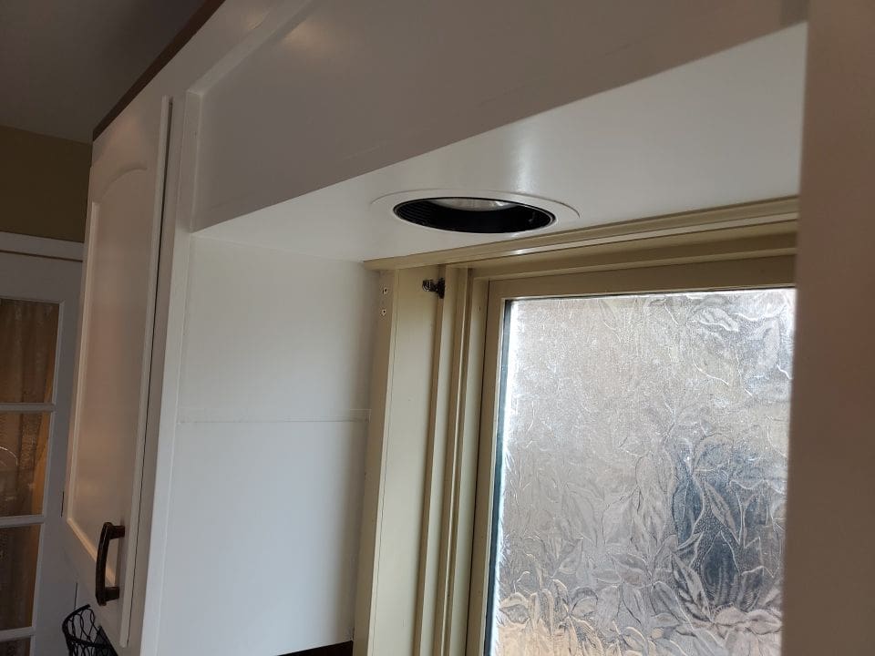 Green to White Cabinet Repaint after 3