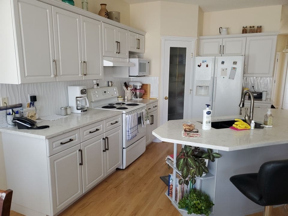 painted kitchen two tone after 7