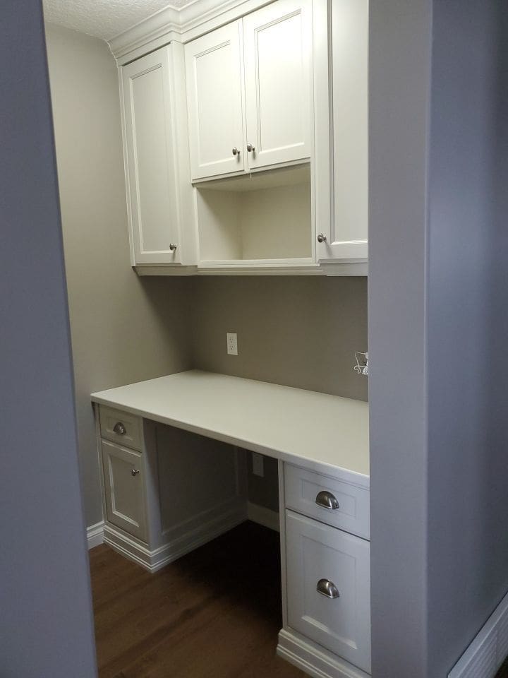 bath vanity paint matched after 3