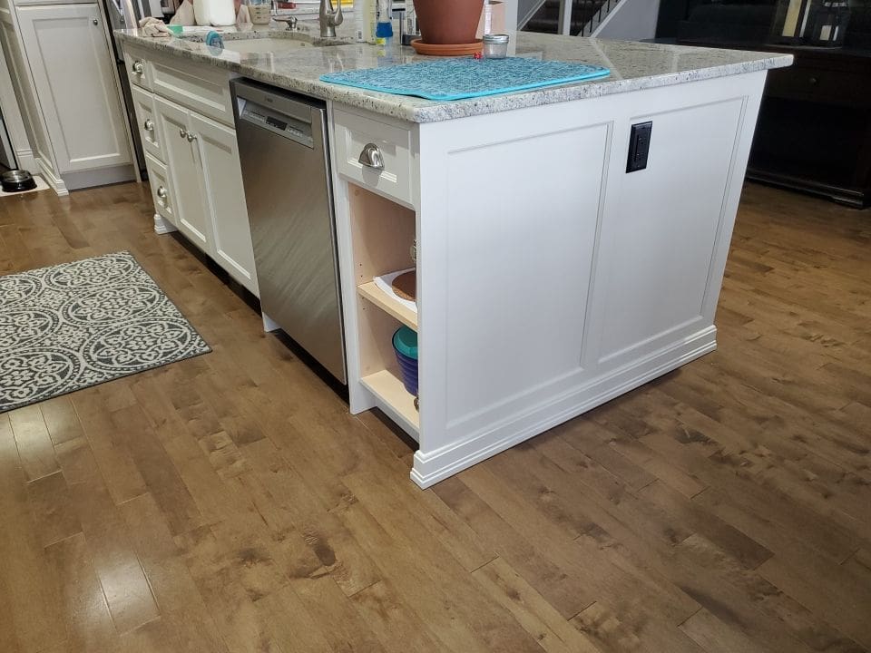 banister paint matched after 2