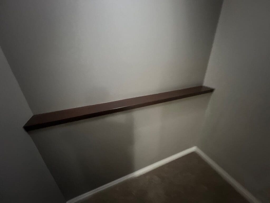 banister paint matched before 4