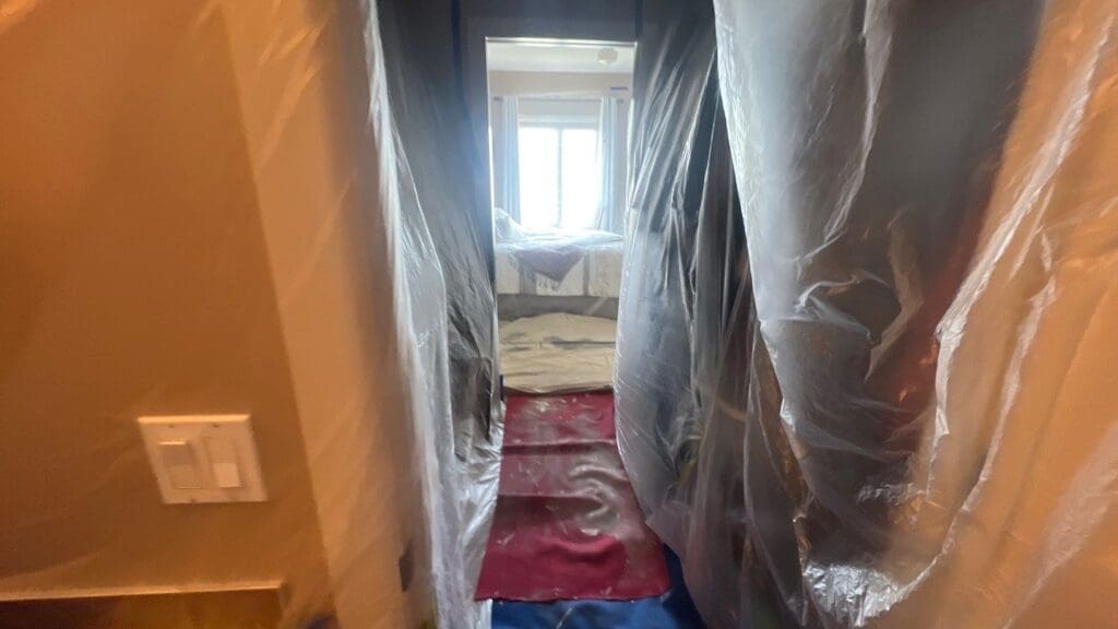 Apartment Cabinets Repainted Progress Photo 15