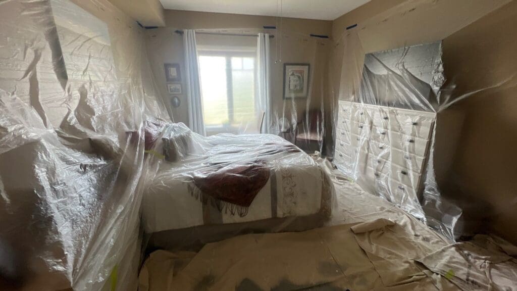 Apartment Cabinets Repainted Progress Photo 11