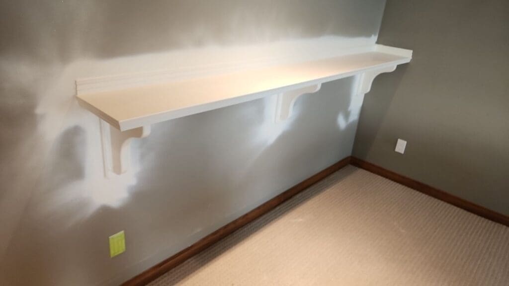 banister rail painting after 4