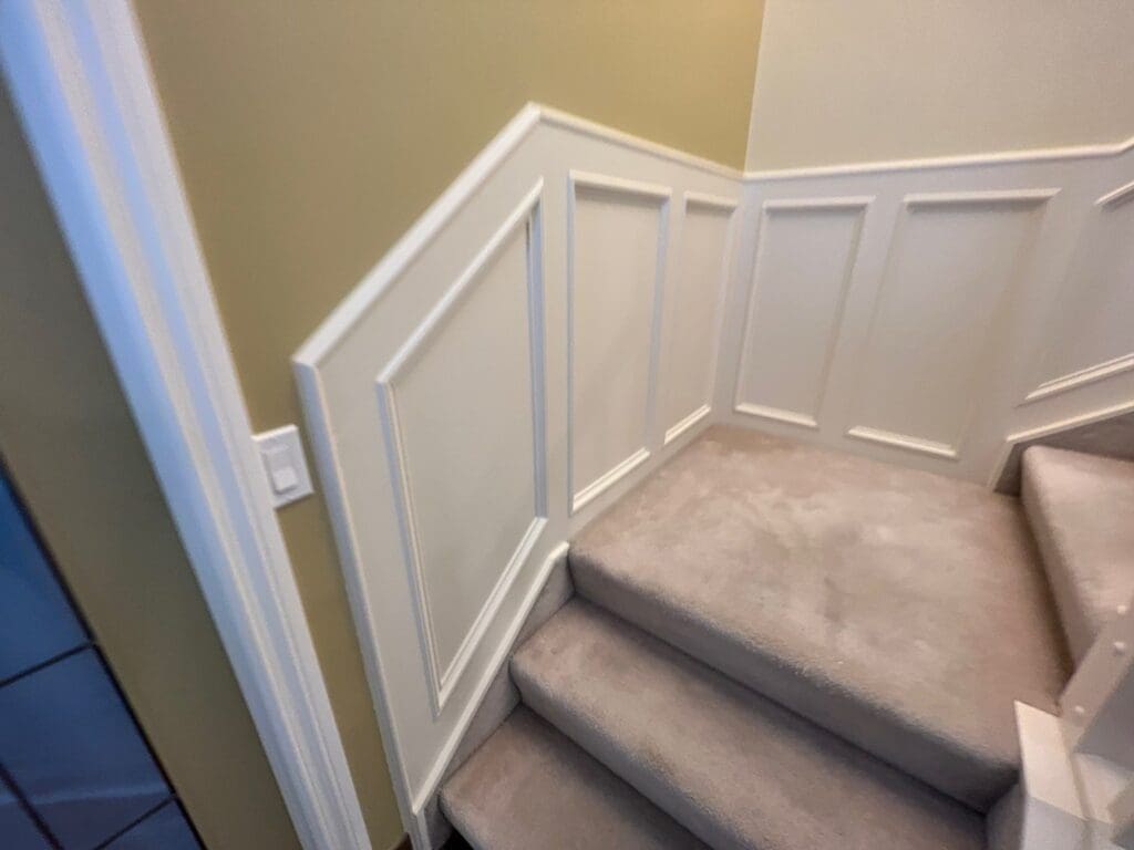 Oak Cabinetry Painted White after 2