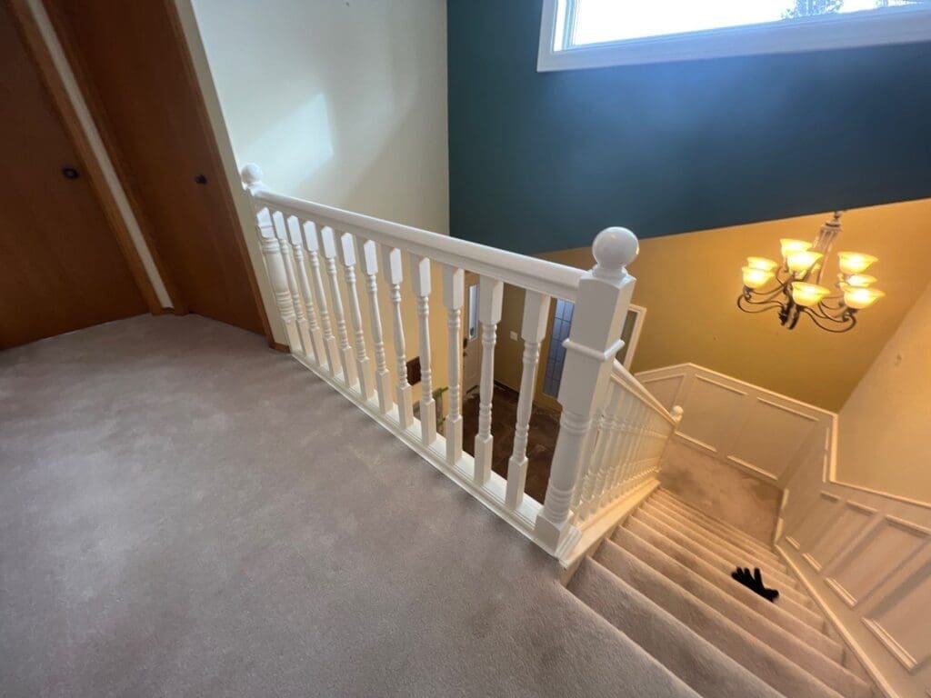 Oak Cabinetry Painted White after 4