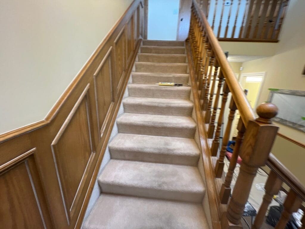 Oak Cabinetry Painted White before 3