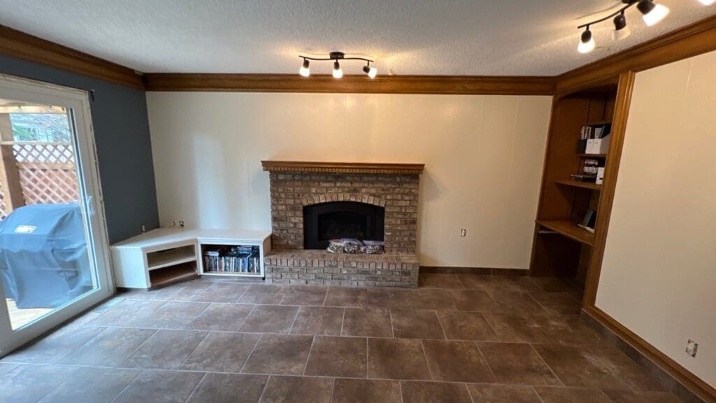 Oak Cabinetry Painted White after 14