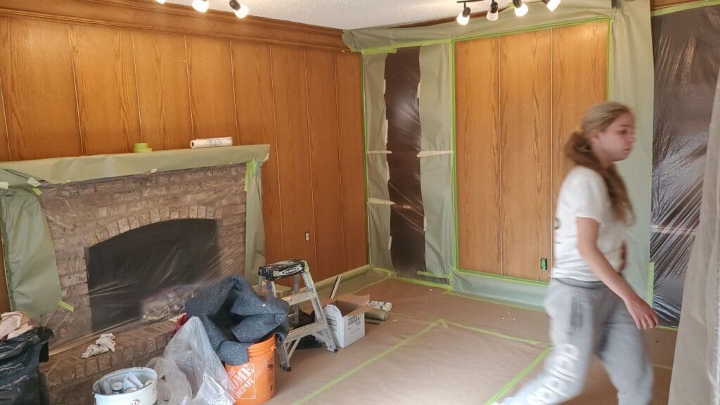 Oak Cabinetry Painted White before 11