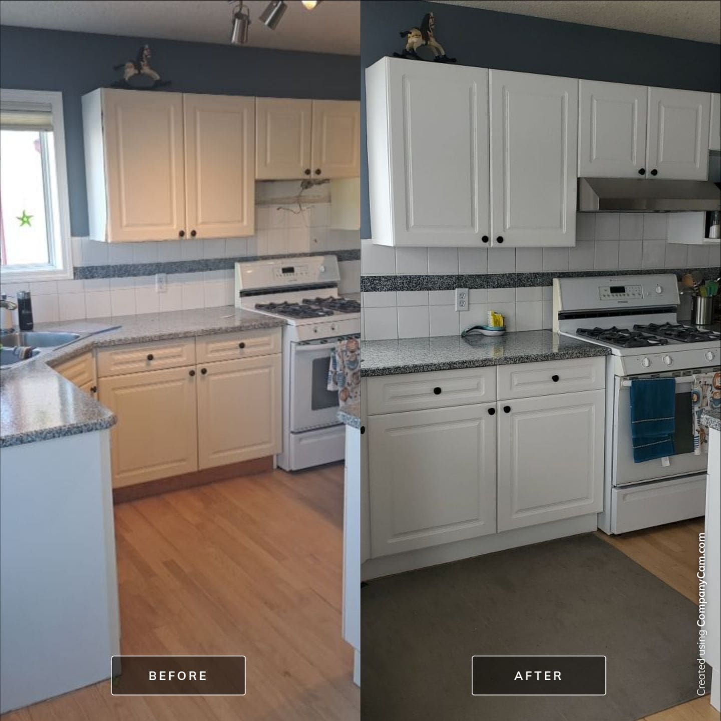 Thermofoil Cabinets Painted after 2