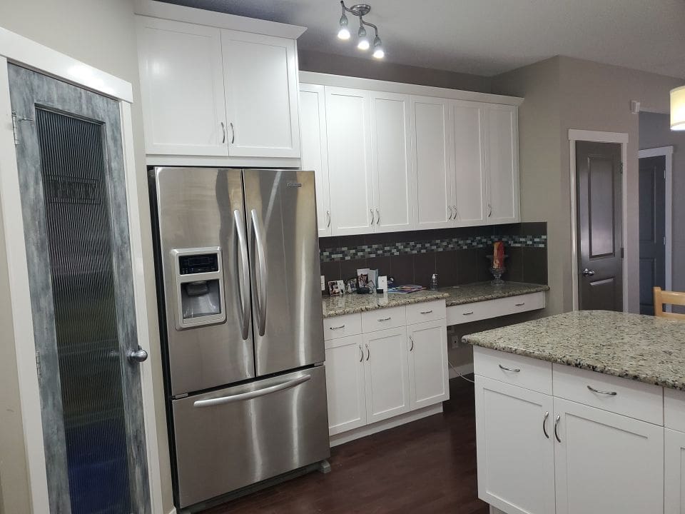 Kitchen Painted White after 11