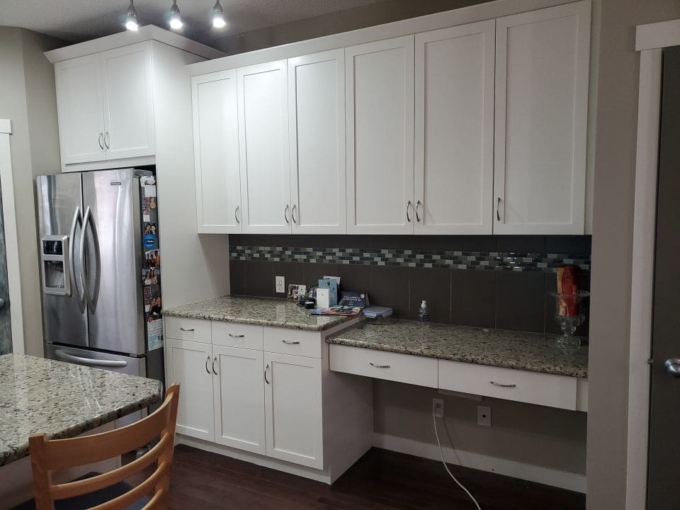 Kitchen Painted White after 4