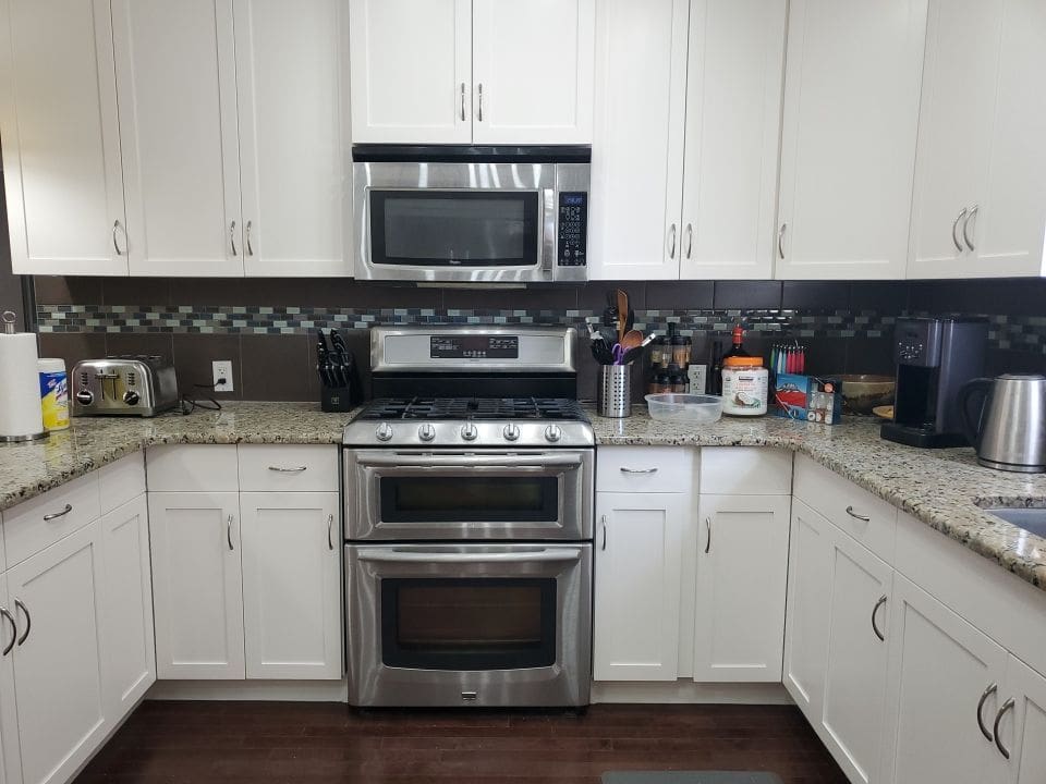 Kitchen Painted White after 6