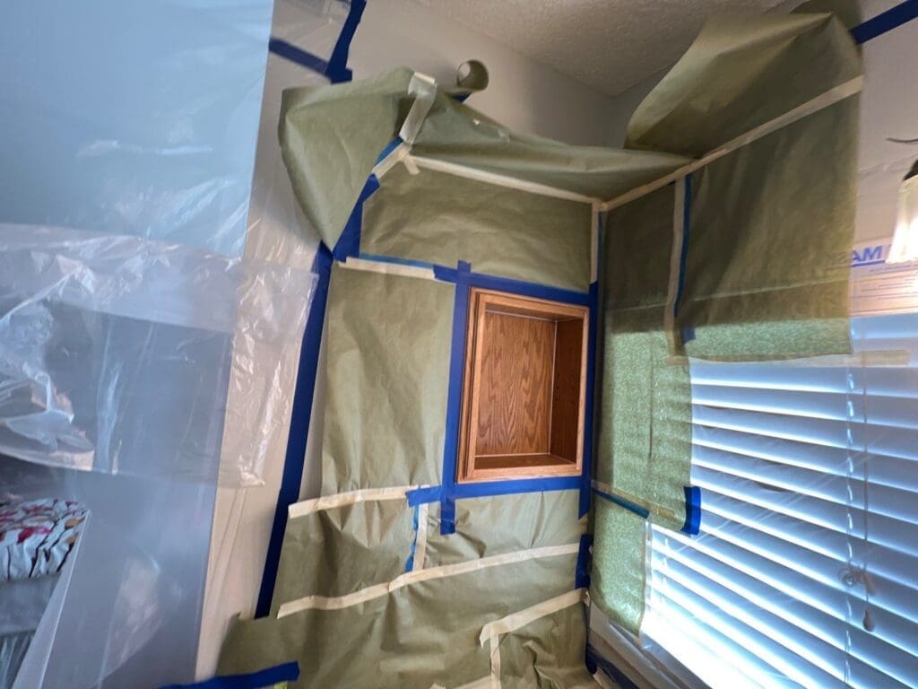 Bath Vanities Painted White before 4