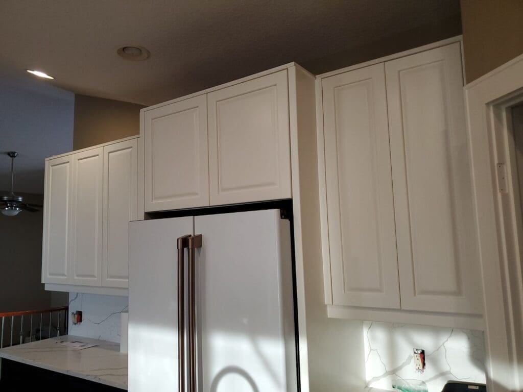 new white cabinets