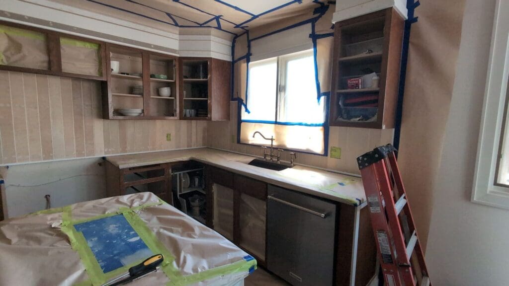 Two tone bright kitchen 17