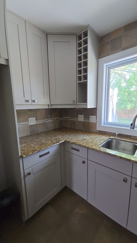 cherry to grey kitchen 3