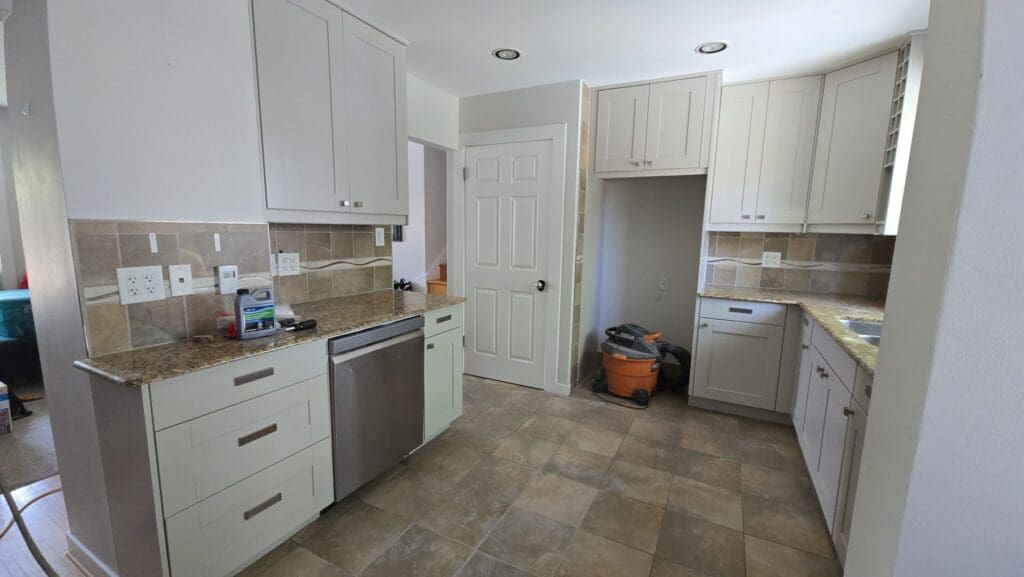 cherry to grey kitchen 4