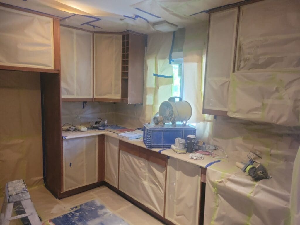 cherry to grey kitchen 8