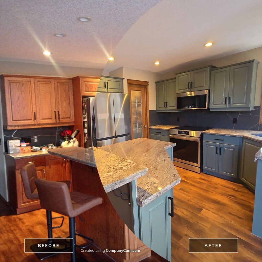 earthy green kitchen 5