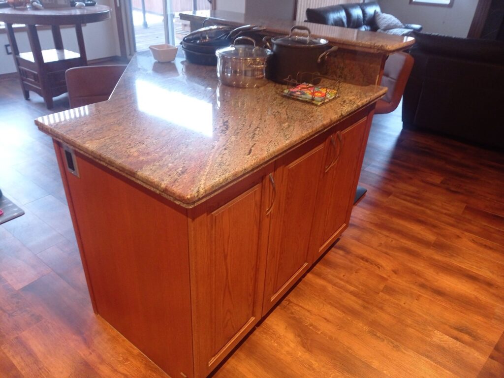 earthy green kitchen repaint 11