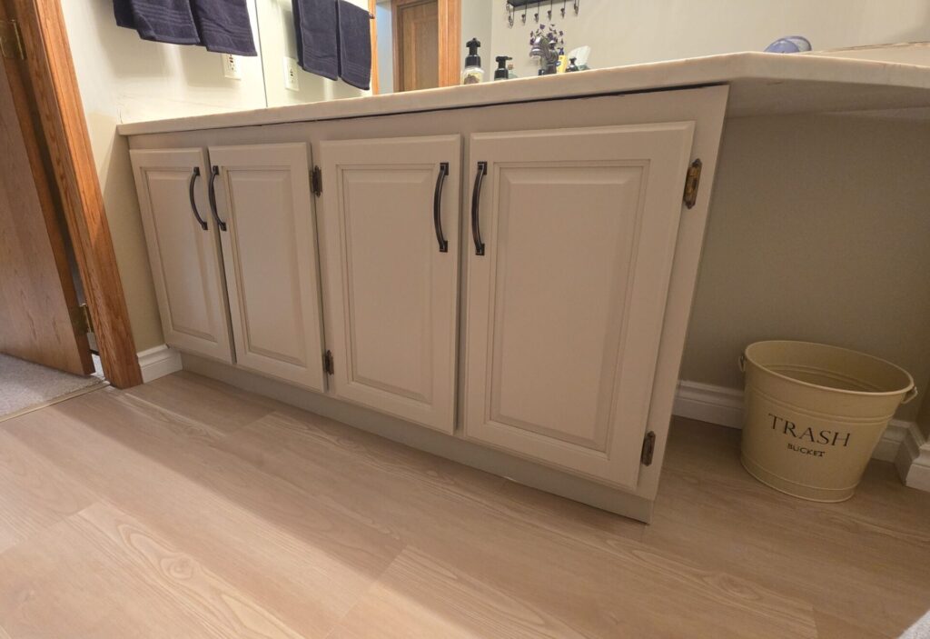 oak vanity transformation 3