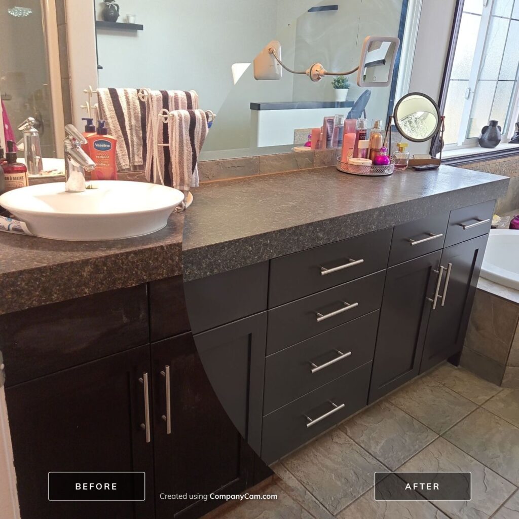 dark bathroom refresh 4