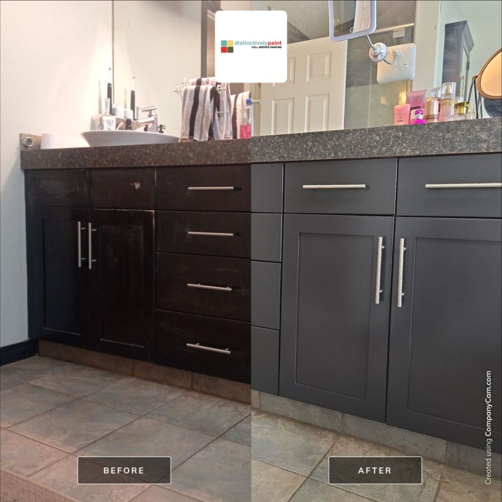dark bathroom refresh 6