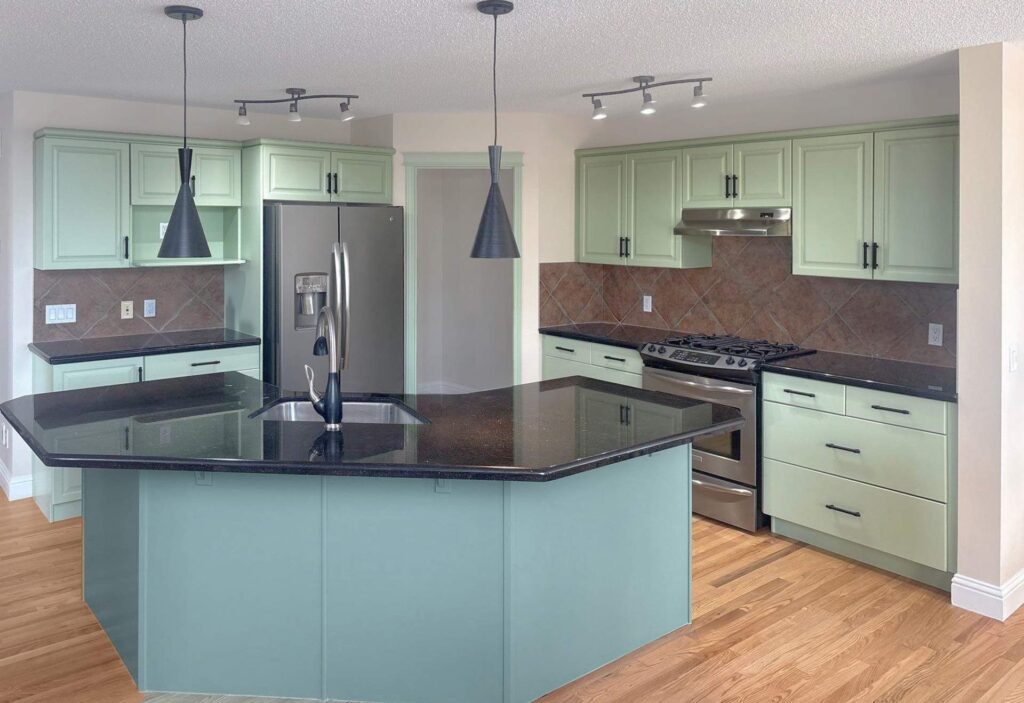 two-tone green transformation 4