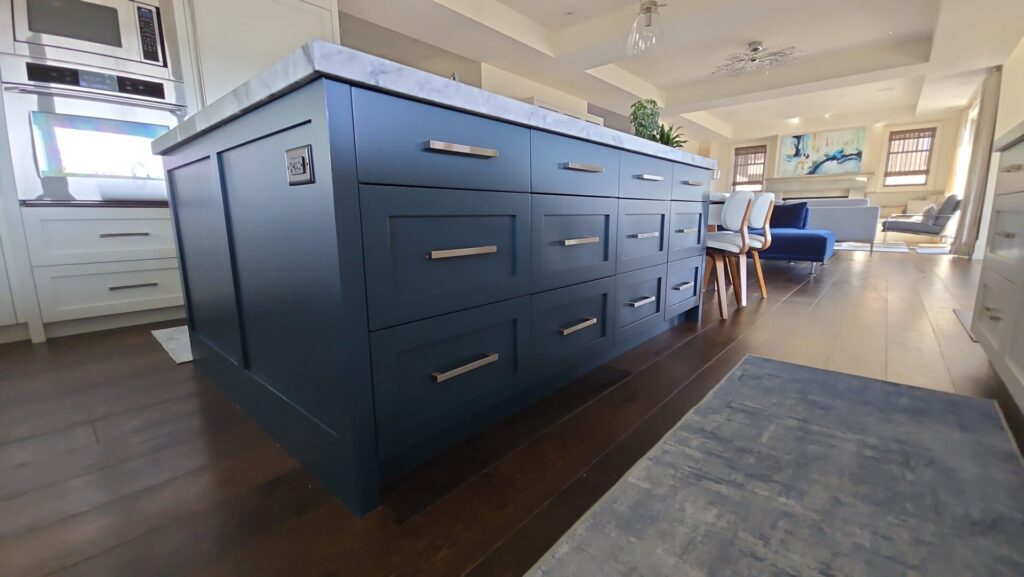 Blue and white refinish 2