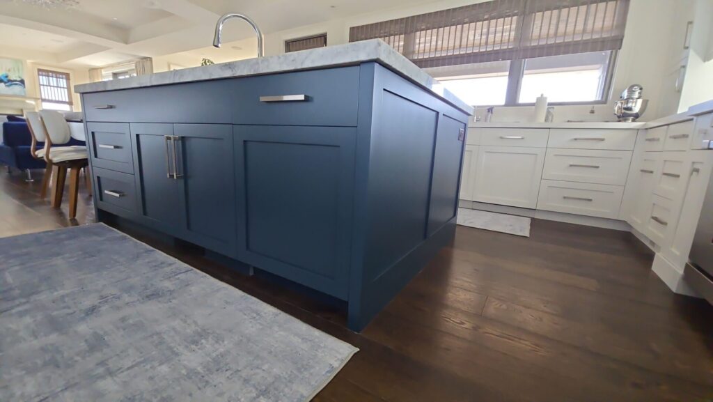 Blue and white refinish 4