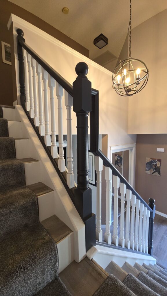 black and white railing 3