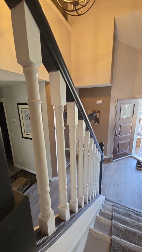 black and white railing 5