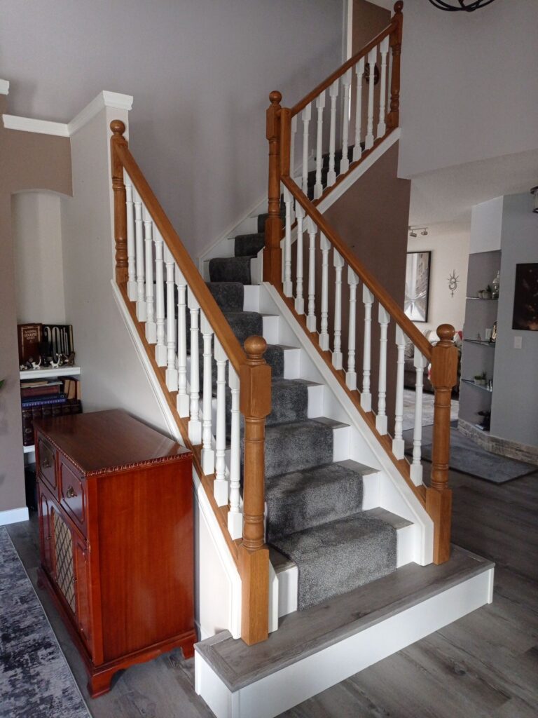 black and white railing 14