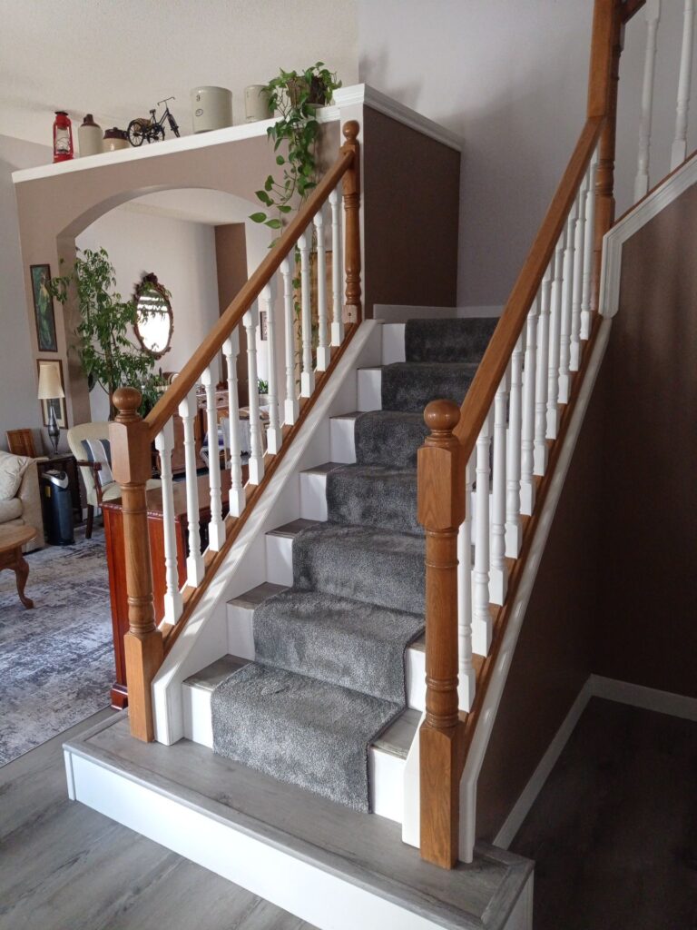 black and white railing 15