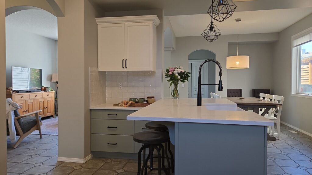 two-tone kitchen reno 2