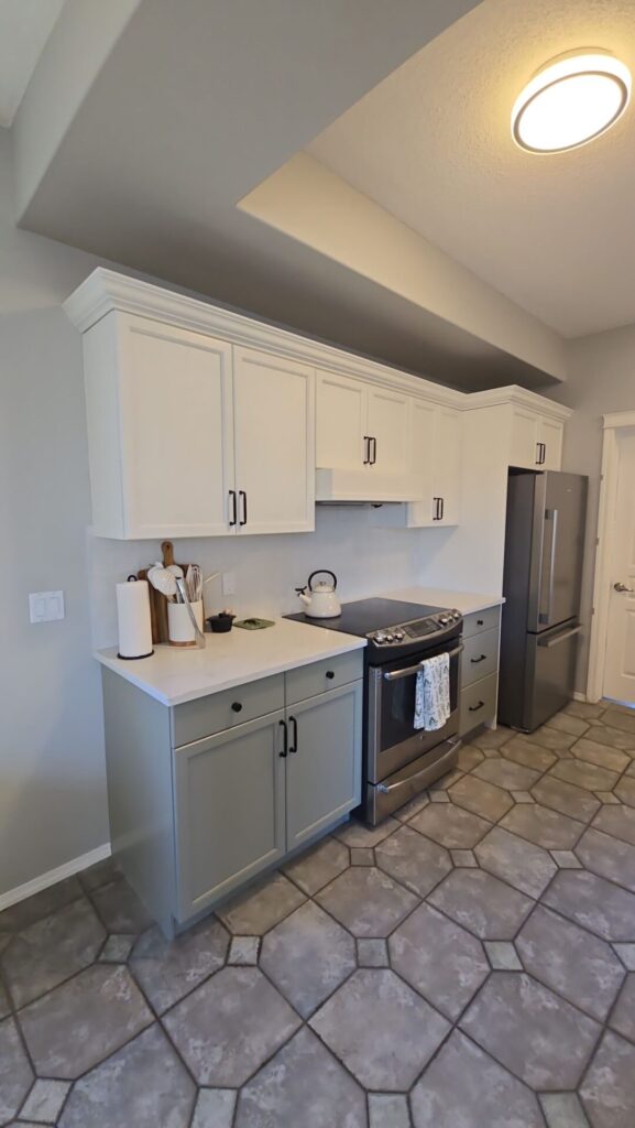 two-tone kitchen reno 5
